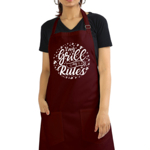 My Grill My Rules – Unisex Cotton Apron