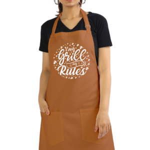 My Grill My Rules – Unisex Cotton Apron