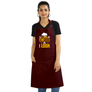 I Cook As Good As I Look – Unisex Cotton Apron