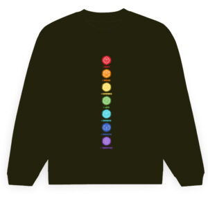 Seven Chakras Unisex Sweatshirt | Premium 300 GSM Cotton Blend | Mondrang